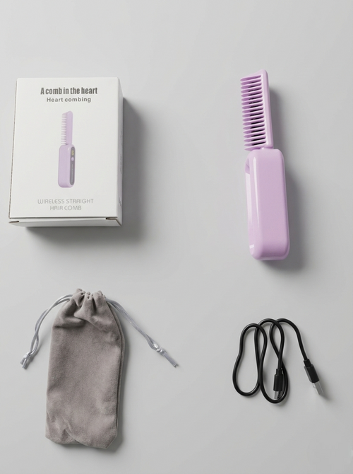 Cepillo Alisador Portátil Plegable